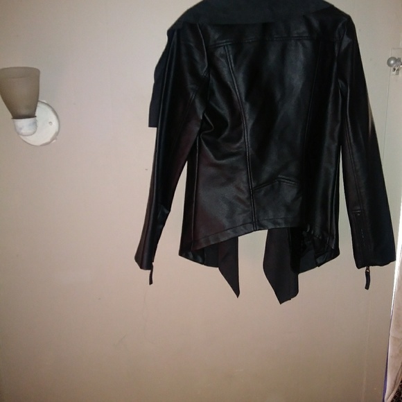 Faux Leather Black Jacket - Picture 2 of 5
